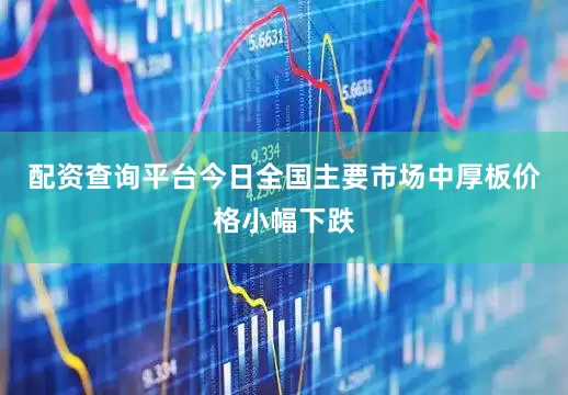 配资查询平台今日全国主要市场中厚板价格小幅下跌