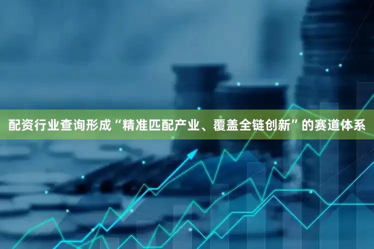 配资行业查询形成“精准匹配产业、覆盖全链创新”的赛道体系