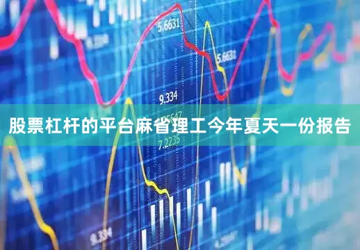 股票杠杆的平台麻省理工今年夏天一份报告